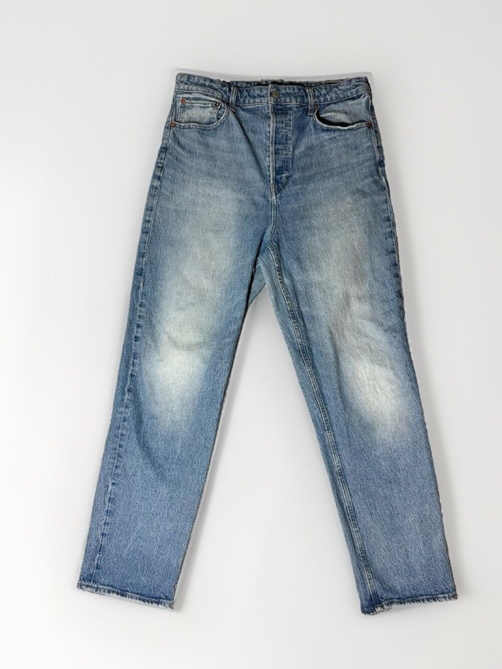 Gap Jeans Women’s 16 33x30 Tall Curvy Cheeky Straight High Rise Medium/Lt Wash